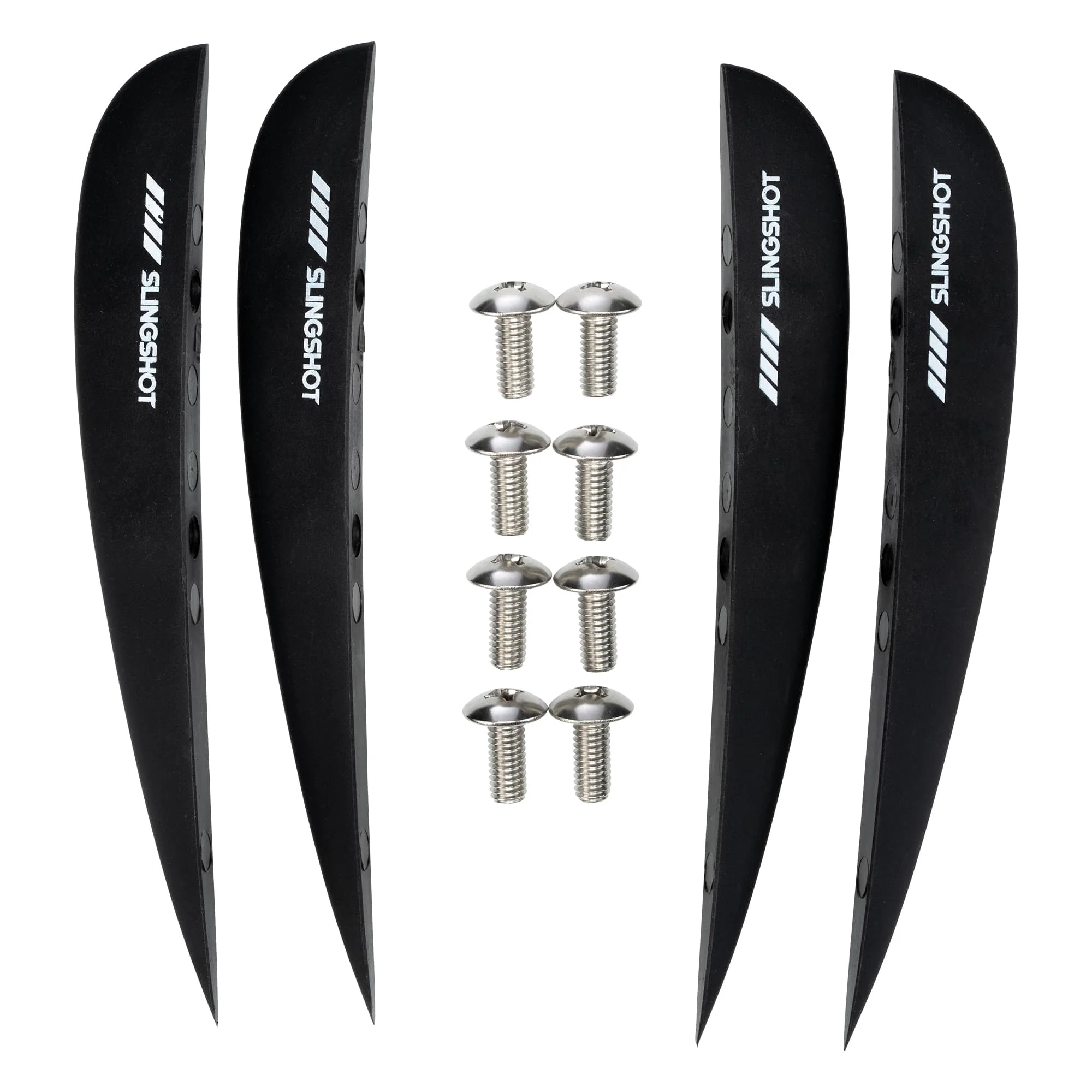 6" Wake Fin- pack of 4, Black V2